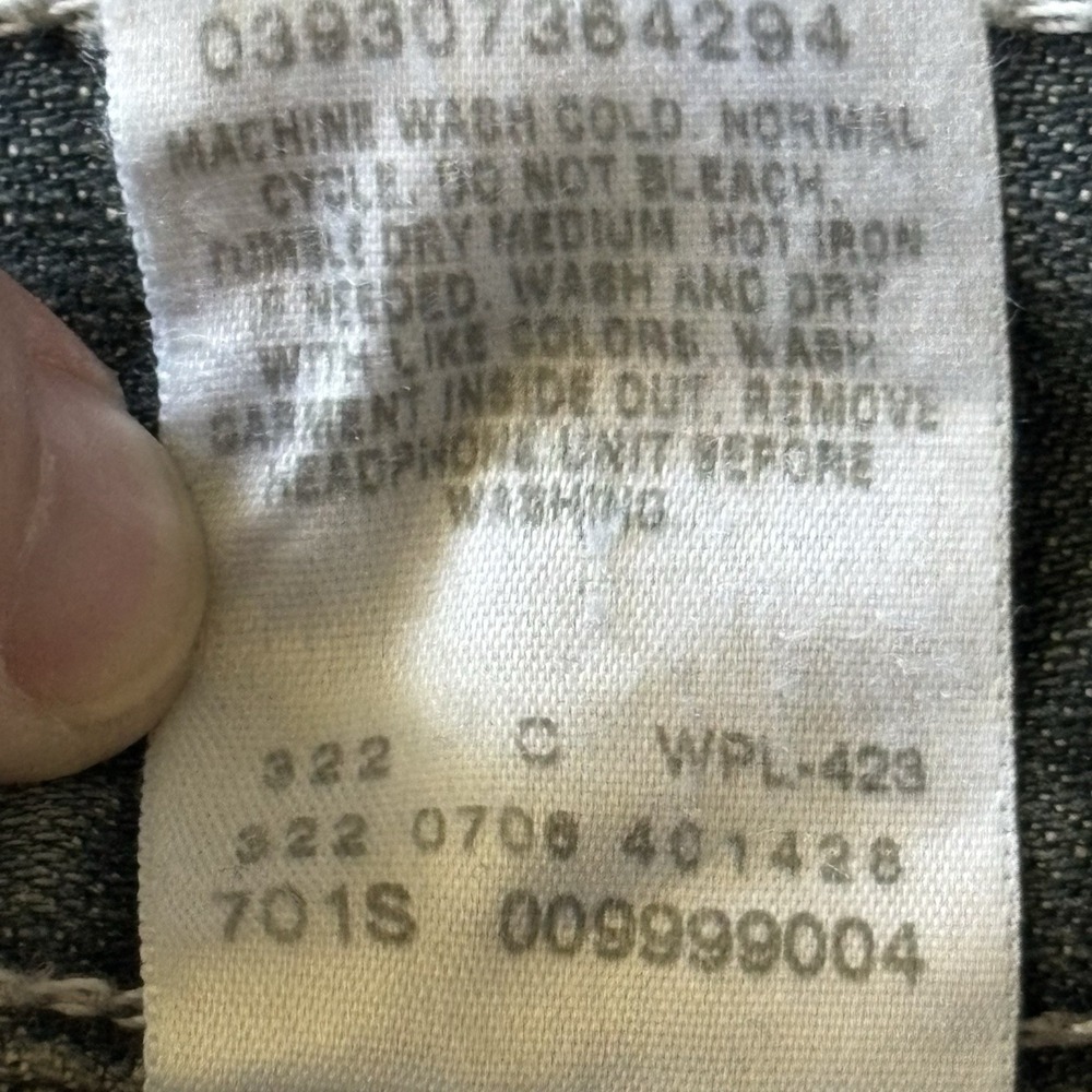 Levis Redwire DLX Straight Leg Jeans Mens 36x32 Blue Denim Y2K Tech Carpenter - Picture 4 of 15